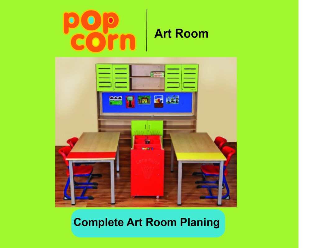 POPCORN FURNITURE ART ROOM FOR SCHOOLS