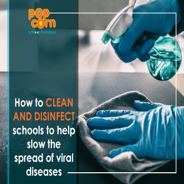 How to clean and disinfect schools to help slow the spread of viral diseases