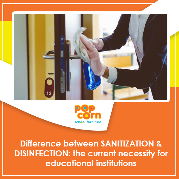 Difference between Sanitization and Disinfection: the current necessity for educational institutions